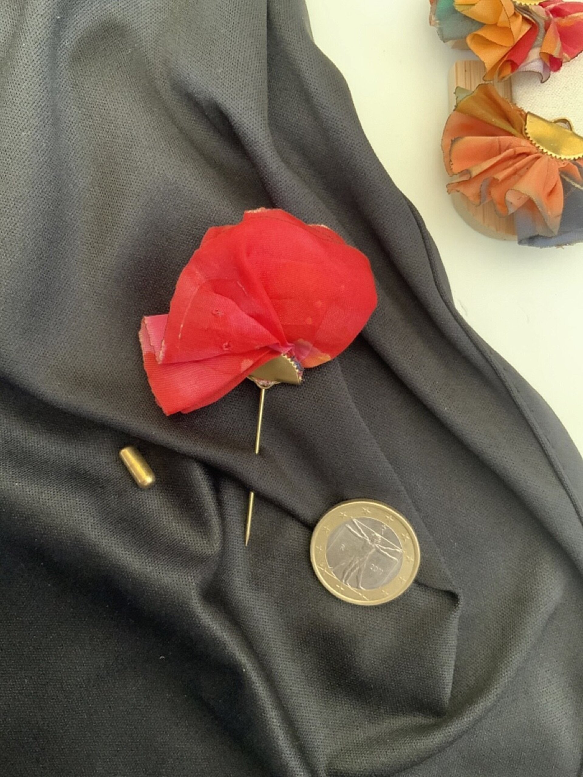 Alfiler broche amapola - 3